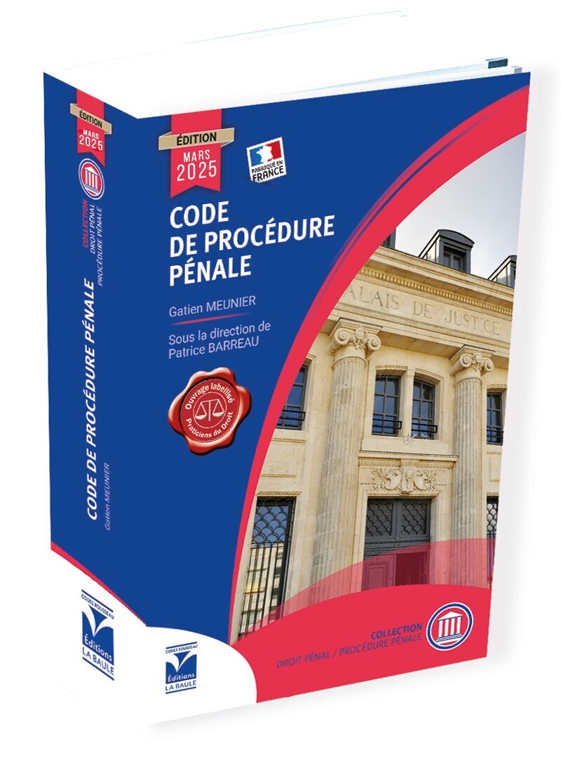 Code de Procédure Pénale - Edition Janvier 2024