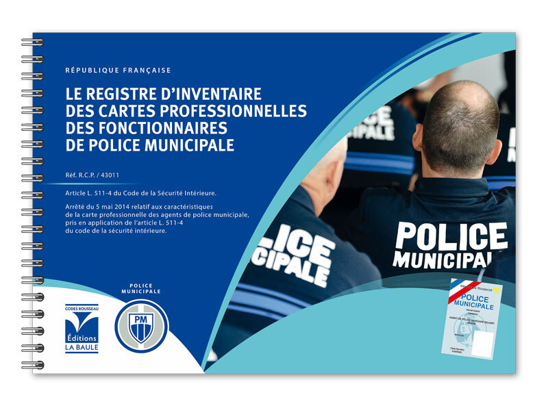 Registre d'Inventaire des Cartes Professionnelles des fonctionnaires de PM