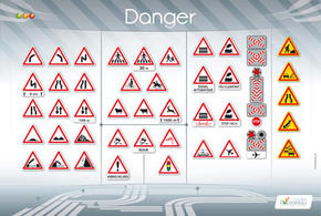 Carte murale Danger