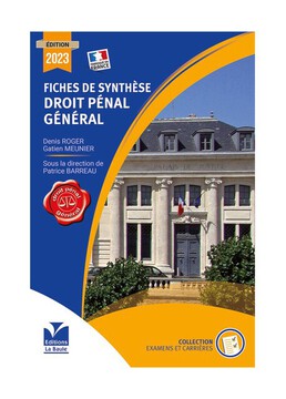 Fiches de Synthèse Droit Pénal Général