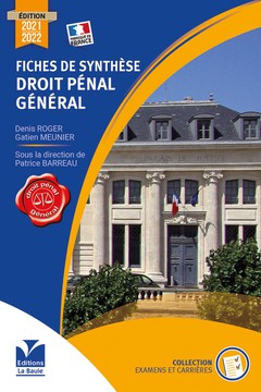 Fiches de Synthèse Droit Pénal Général - Précommande